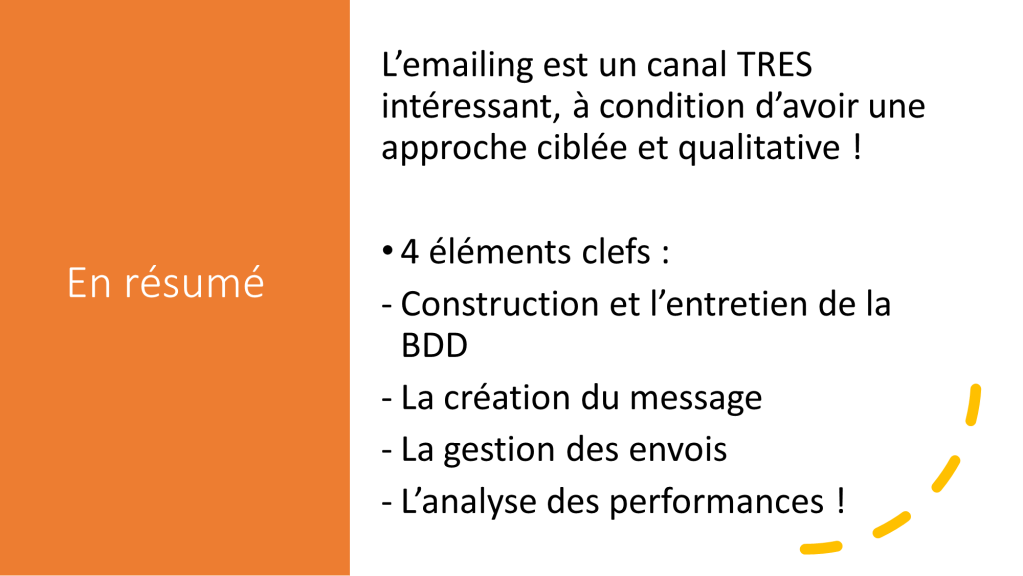 En résumé : 4 éléments clefs ! 